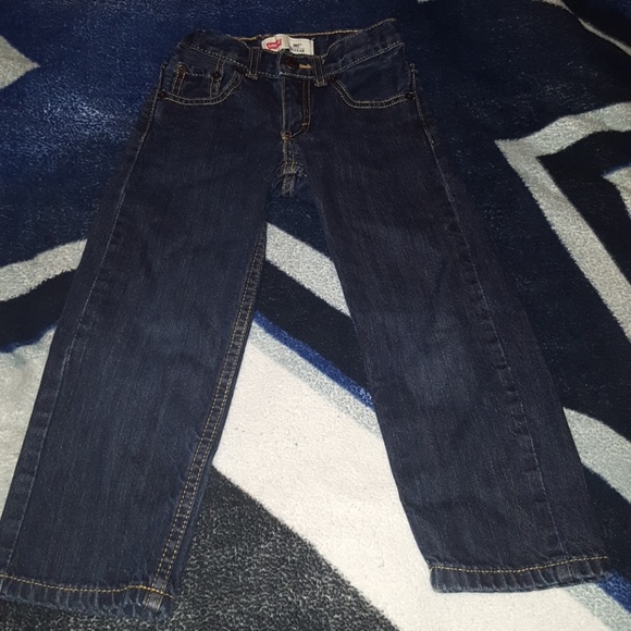 Boys 505 Levi Jeans - Picture 2 of 5